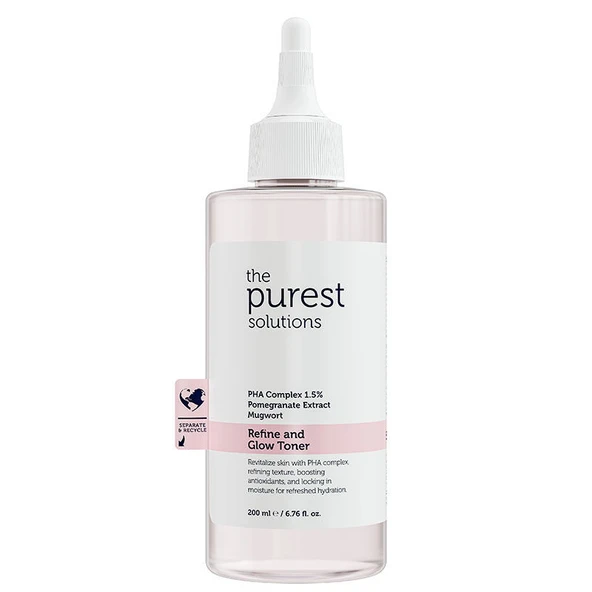The Purest Solutions Hassas Ciltler İçin Arındırıcı ve Aydınlatıcı PHA Pembe Tonik 200 ml ürün görseli 1