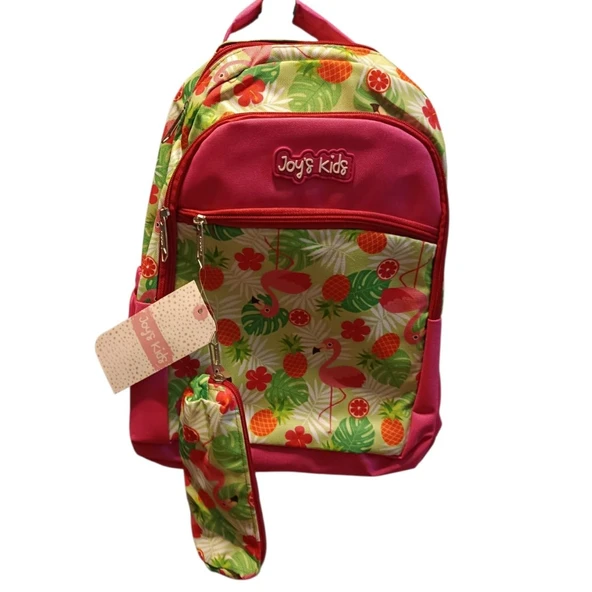 Joys Kids Lüx Üçlü İlkokul Çanta Seti-Flamingo ürün görseli 1