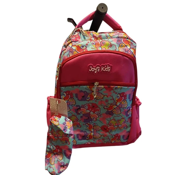 Joys Kids Lüx Üçlü İlkokul Çanta Seti-Kelebek ürün görseli 1
