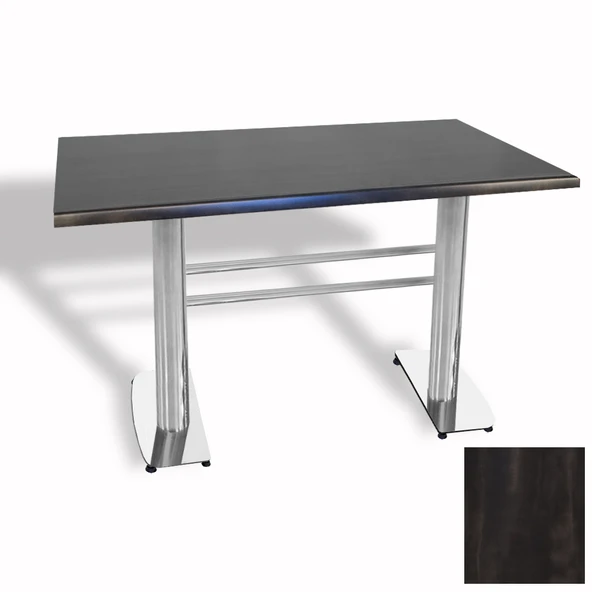 Tokyo Masa Kromnikel (Werzalit, Allzalit yada Wermodin Tabla 80x120) - Rocked ürün görseli 1