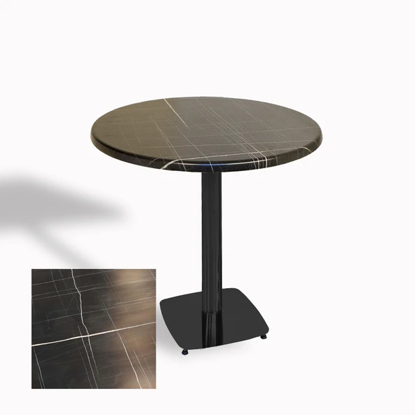 Tokyo Yuvarlak Masa (ESB) Çap 80cm - (Werzalit, Wermodin ve Allzalit Tabla) - Palazzo ürün görseli 1