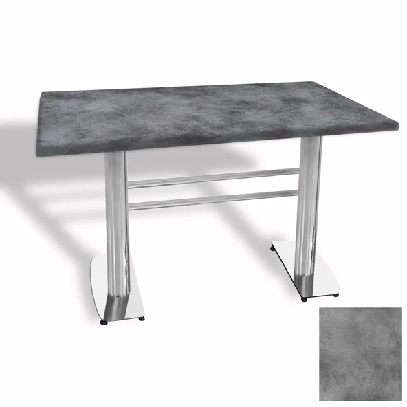 Tokyo Masa Kromnikel (Werzalit, Allzalit yada Wermodin Tabla 70x120) - Copperfield ürün görseli 1