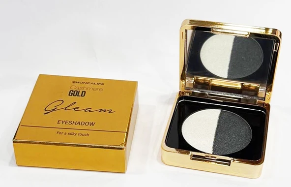 HuncaLife İkili Göz Farı 06 Cashmere Gold Gleam 80901 Sedefli Gri- Sedefli Açık Gri ürün görseli 1