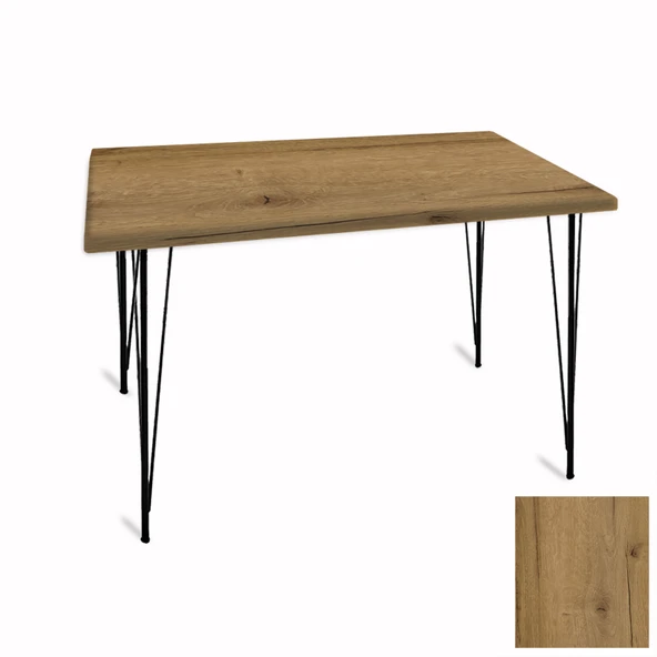 Premıum Mutfak Masası 70x120 ESB (Werzalit, Wermodin ve Allzalit Tabla) - Canyon Palace Oak ürün görseli 1