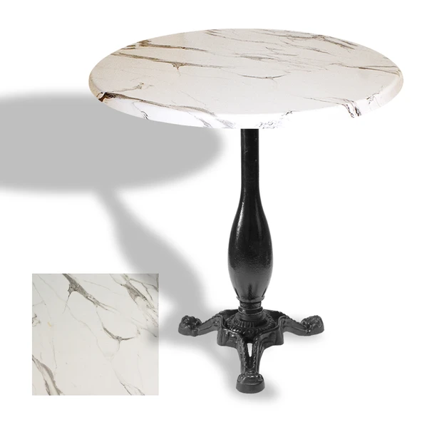 Çipa 2015 Döküm Ayak Yuvarlak Masa Çap 90cm - (Werzalit, Wermodin ve Allzalit Tabla) - Afyon Mermer ürün görseli 1