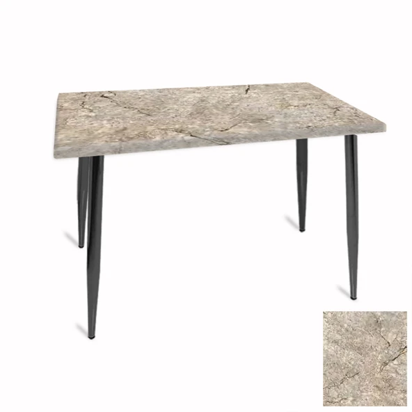 Manolya Mutfak Masası 70x120 ESB (Werzalit, Wermodin ve Allzalit Tabla) - Scala Marble ürün görseli 1