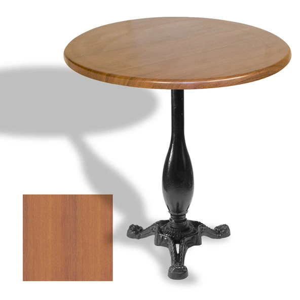 Çipa 2015 Döküm Ayak Yuvarlak Masa Çap 107cm - (Werzalit, Wermodin ve Allzalit Tabla) - Koyu Ahşap ürün görseli 1