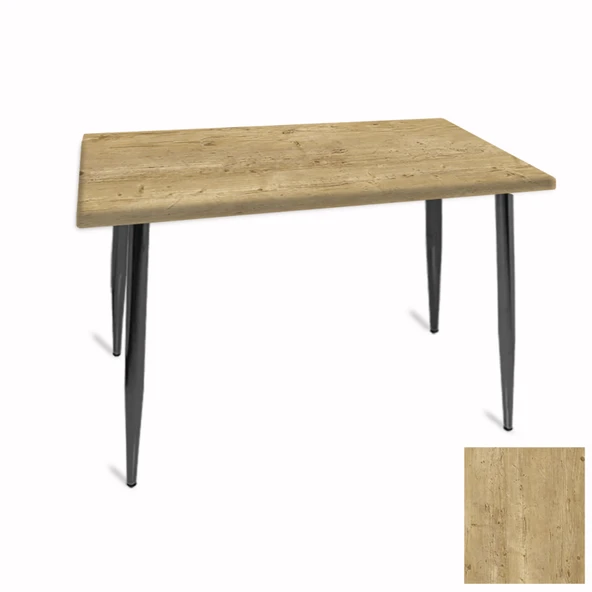 Manolya Mutfak Masası 70x120 ESB (Werzalit, Wermodin ve Allzalit Tabla) - Avalone Pine ürün görseli 1