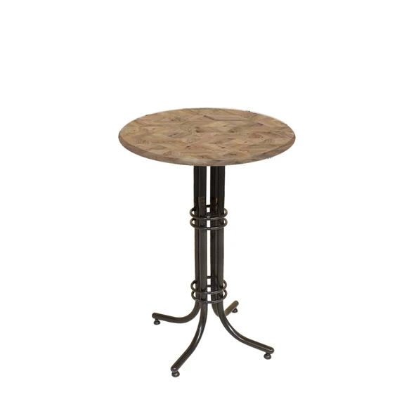 Bistro Masa Buket - (Werzalit, Wermodin ve Allzalit Tabla 70 cm çap) - Edgy Wood ürün görseli 1