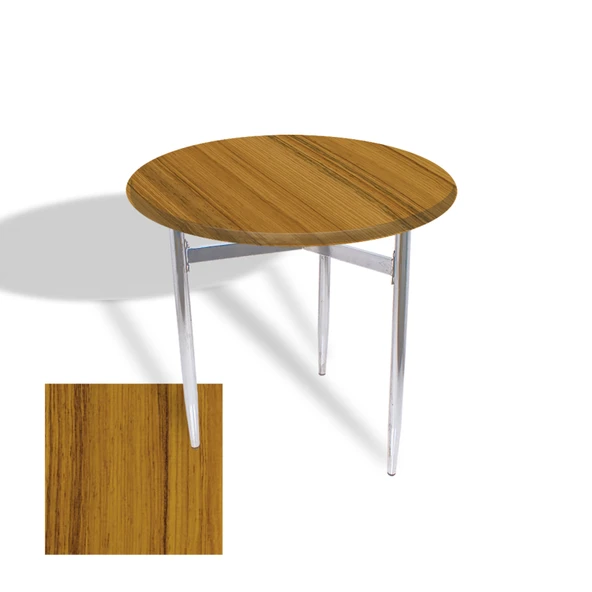 Venedik Masa Yuvarlak Çap 80 kromnikel (Werzalit, Wermodin veya Allzalit Tabla) - Real Teak ürün görseli 1