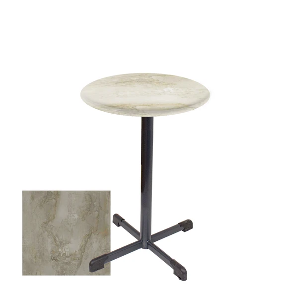 Bistro Masa Halley - (Werzalit, Wermodin ve Allzalit Tabla 60 cm çap) - Irony ürün görseli 1