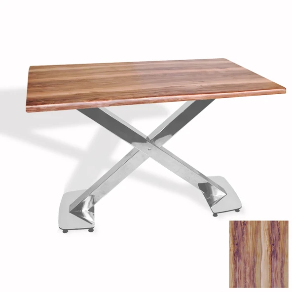 İks Masa Kromnikel (70x120 - Werzalit, Allzalit yada Wermodin Tabla) - Indiana Wood ürün görseli 1