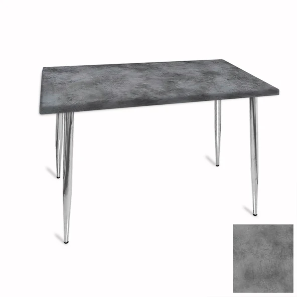 Manolya Mutfak Masası 70x120 Kromnikel (Werzalit, Wermodin ve Allzalit Tabla) - Copperfield ürün görseli 1