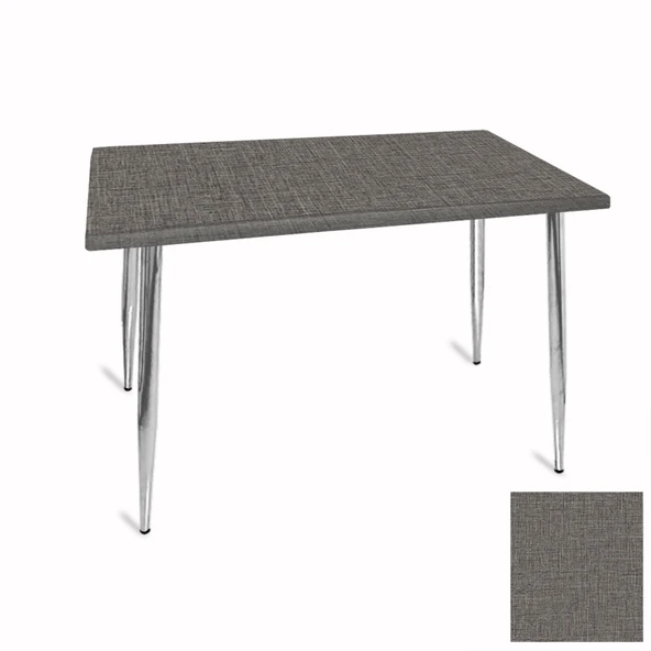 Manolya Mutfak Masası 70x120 Kromnikel (Werzalit, Wermodin ve Allzalit Tabla) - Twister ürün görseli 1