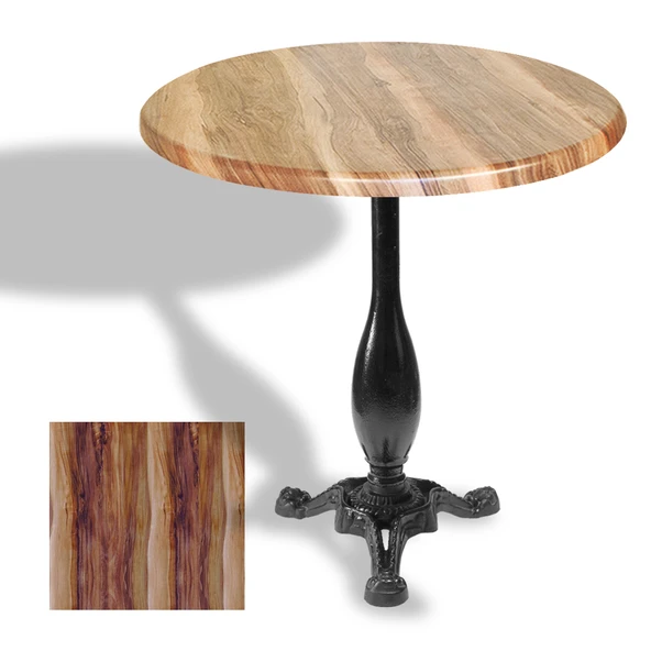 Çipa 2015 Döküm Ayak Yuvarlak Masa Çap 90cm - (Werzalit, Wermodin ve Allzalit Tabla) - Wood ürün görseli 1
