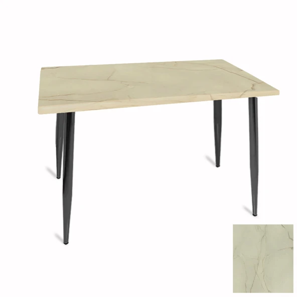 Manolya Mutfak Masası 70x120 ESB (Werzalit, Wermodin ve Allzalit Tabla) - Golden Marble ürün görseli 1