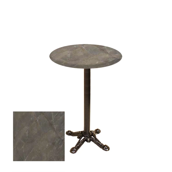 Bistro Döküm Ayak Çipa Masa -  (Werzalit, Wermodin ve Allzalit Tabla 70 cm çap) - Halong ürün görseli 1