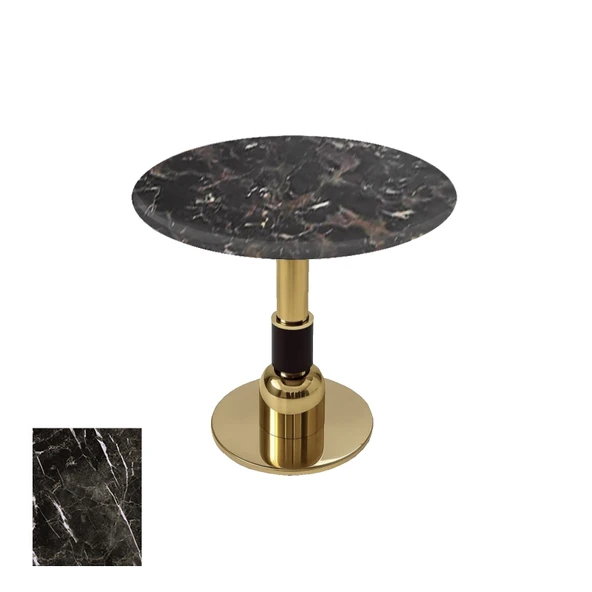 Gold Yuvarlak Masa  Çap 60cm - (Werzalit, Wermodin ve Allzalit Tabla) - Teramo ürün görseli 1