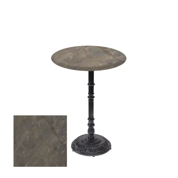 Bistro Döküm Ayak Çipa-6075 Masa -  (Werzalit, Wermodin ve Allzalit Tabla 60 cm çap) - Halong ürün görseli 1