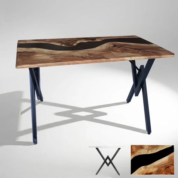 Anemon Mutfak Masası 70x120 (Werzalit, Wermodin ve Allzalit Tabla) - Epoxy ürün görseli 1