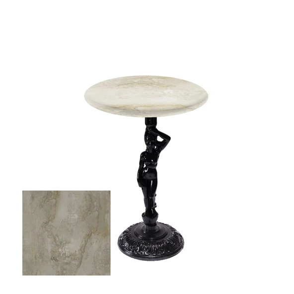 Bistro Döküm Ayak Çipa Angel Masa -  (Werzalit, Wermodin ve Allzalit Tabla 60 cm çap) - Irony ürün görseli 1