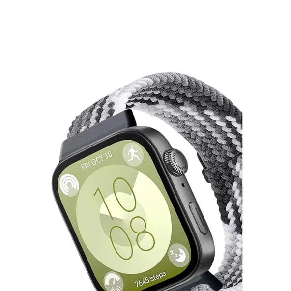 Huawei Fit 4  Kordon - Gri-siyah - Resim 2