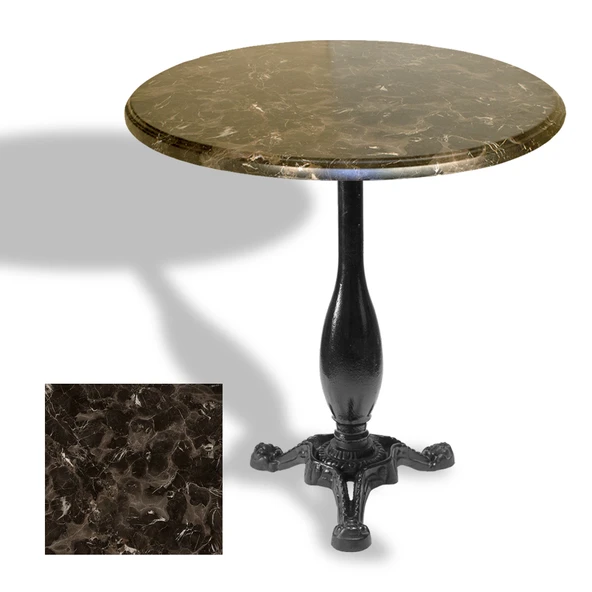 Çipa 2015 Döküm Ayak Yuvarlak Masa Çap 90cm - (Werzalit, Wermodin ve Allzalit Tabla) -  Karacebey Mermer ürün görseli 1