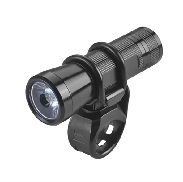 İMPACT FAR GRIP 3W  PİLLİ BİSİKLET ÖN IŞIK SİYAH FAR-112 ürün görseli 1
