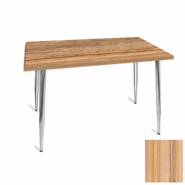 Manolya Mutfak Masası 70x120 Kromnikel (Werzalit, Wermodin ve Allzalit Tabla) - Coco Bolo ürün görseli 1