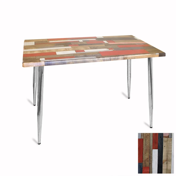 Manolya Mutfak Masası 70x120 Kromnikel (Werzalit, Wermodin ve Allzalit Tabla) - Red Wood ürün görseli 1