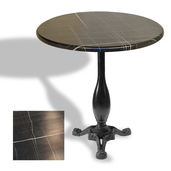 Çipa 2015 Döküm Ayak Yuvarlak Masa Çap 90cm - (Werzalit, Wermodin ve Allzalit Tabla) - Palazzo ürün görseli 1