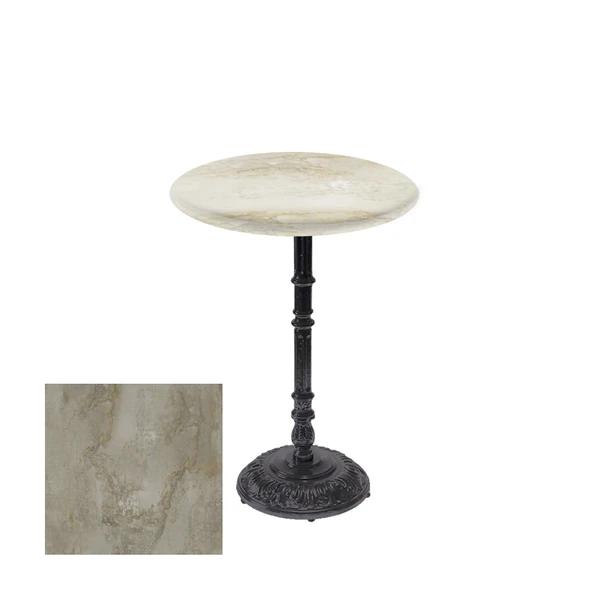 Bistro Döküm Ayak Çipa-6075 Masa -  (Werzalit, Wermodin ve Allzalit Tabla 60 cm çap) - Irony ürün görseli 1