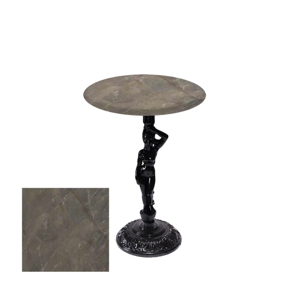 Bistro Döküm Ayak Çipa Angel Masa -  (Werzalit, Wermodin ve Allzalit Tabla 70 cm çap) - Halong ürün görseli 1