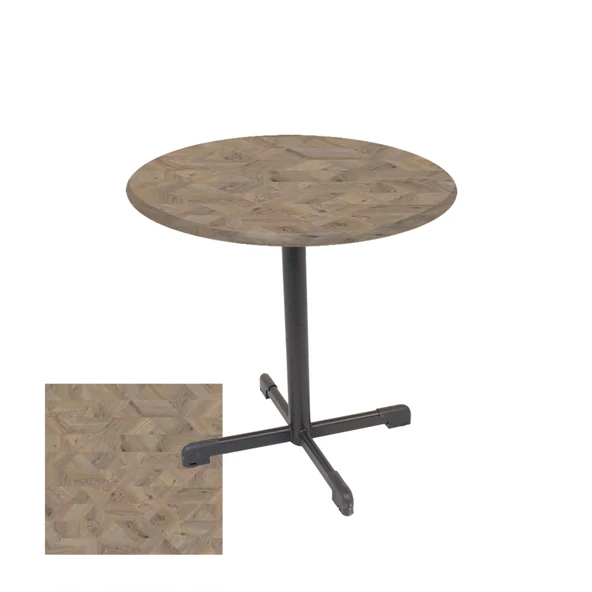 Halley Yuvarlak ESB Masa Çap 80cm - (Werzalit, Wermodin ve Allzalit Tabla) - Edgy Wood ürün görseli 1