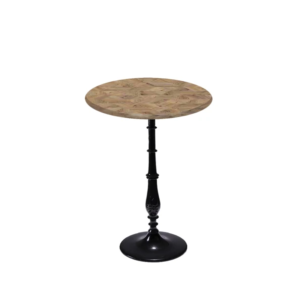 Bistro Döküm Ayak Çipa-6006 Masa -  (Werzalit, Wermodin ve Allzalit Tabla 70 cm çap) - Edgy Wood ürün görseli 1