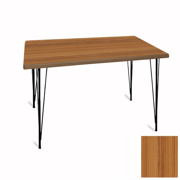 Premıum Mutfak Masası 70x120 ESB (Werzalit, Wermodin ve Allzalit Tabla) - Real Teak ürün görseli 1