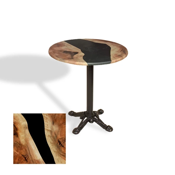 Çipa Döküm Ayak Yuvarlak Masa Çap 80cm - (Werzalit, Wermodin ve Allzalit Tabla) - Epoxy ürün görseli 1