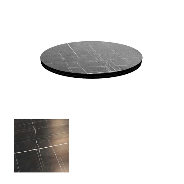 Kompakt Laminat Masa Tablası (60 cm Yuvarlak) - Palazzo ürün görseli 1