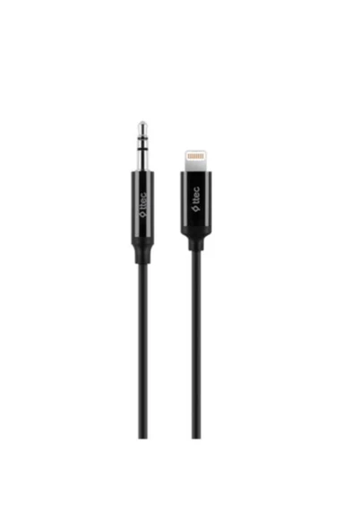 1Mt Aux Lightning Cevirici İphone Aux Uyumlu Kablosu Hoparlör Araç Kulaklık İçin ürün görseli 1