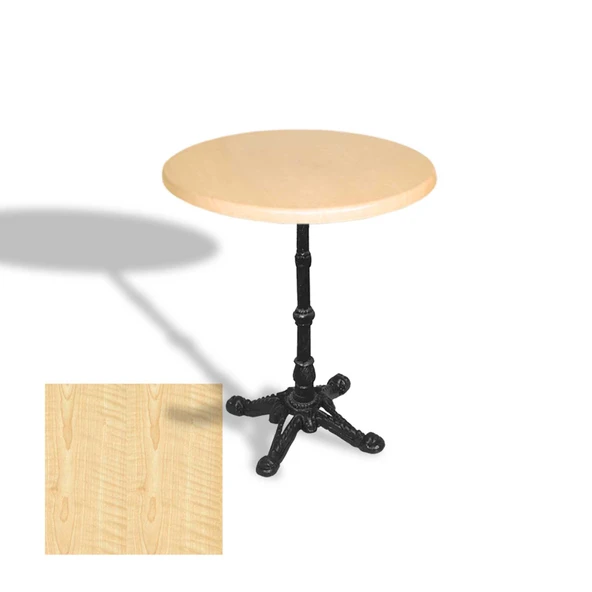 Çipa 1002 Döküm Ayak Yuvarlak Masa Çap 80cm - (Werzalit, Wermodin ve Allzalit Tabla) - Akçaağaç ürün görseli 1