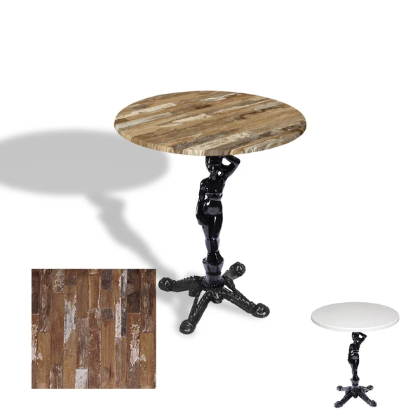 Çipa 1003 Döküm Ayak Yuvarlak Masa Çap 90cm - (Werzalit, Wermodin ve Allzalit Tabla) - Maracaibo ürün görseli 1