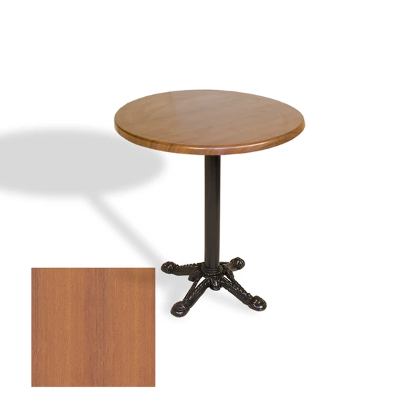 Çipa Döküm Ayak Yuvarlak Masa Çap 80cm - (Werzalit, Wermodin ve Allzalit Tabla) - Koyu Ahşap ürün görseli 1
