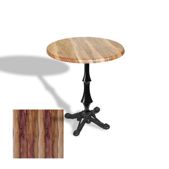 Çipa 1012 Döküm Ayak Yuvarlak Masa Çap 90cm - (Werzalit, Wermodin ve Allzalit Tabla) - Indiana Wood ürün görseli 1