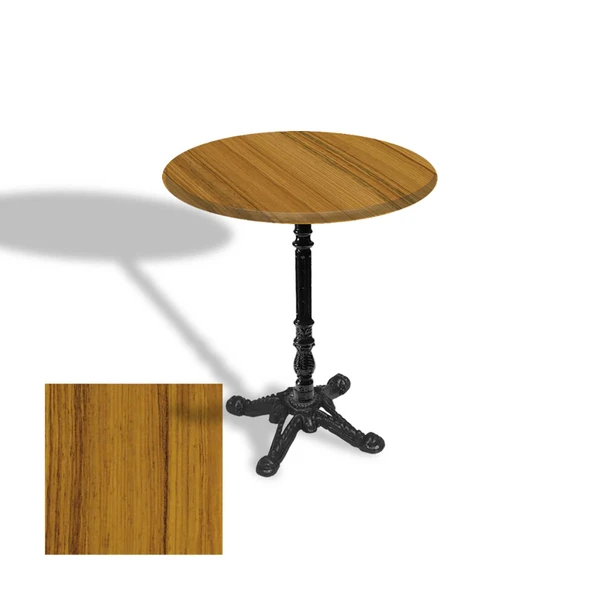 Çipa 1004 Döküm Ayak Yuvarlak Masa Çap 60cm - (Werzalit, Wermodin ve Allzalit Tabla) - Real Teak ürün görseli 1