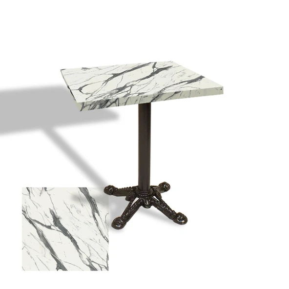 Çipa Laminat Kare Masa 80x80 ESB - Afyon Marble ürün görseli 1