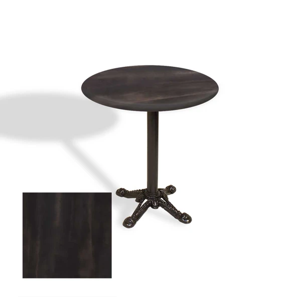 Çipa Döküm Ayak Yuvarlak Masa Çap 80cm - (Werzalit, Wermodin ve Allzalit Tabla) - Rocked ürün görseli 1