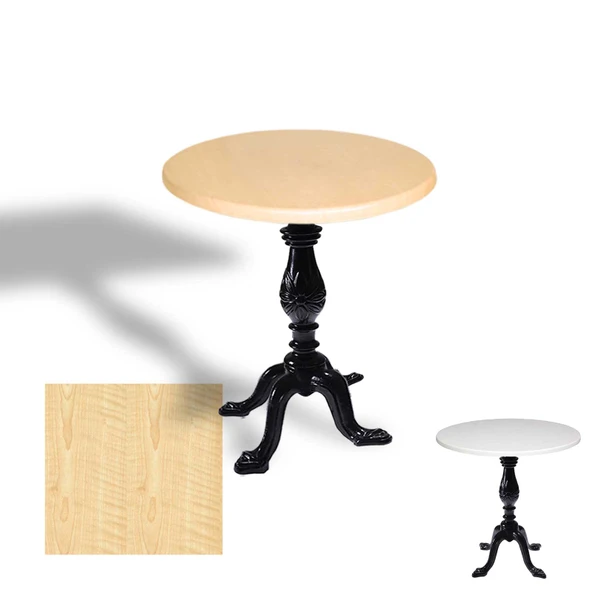 Çipa 1001 Döküm Ayak Yuvarlak Masa Çap 90cm - (Werzalit, Wermodin ve Allzalit Tabla) - Akçaağaç ürün görseli 1