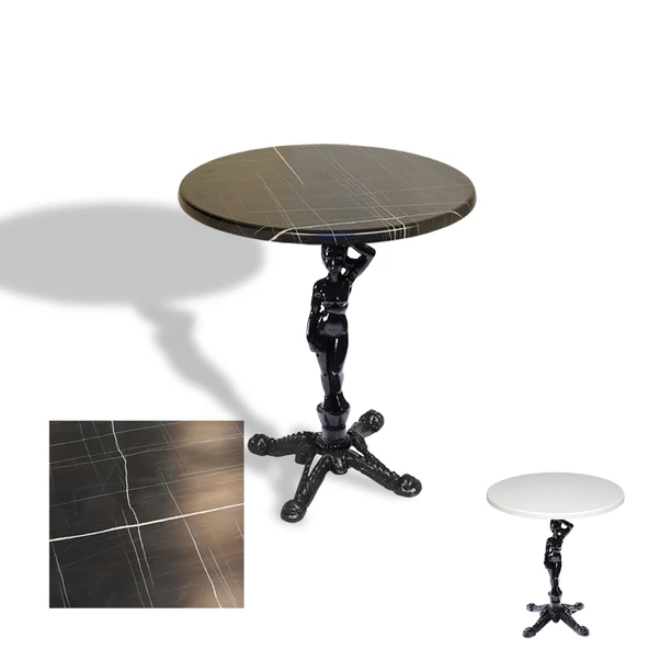 Çipa 1003 Döküm Ayak Yuvarlak Masa Çap 70cm - (Werzalit, Wermodin ve Allzalit Tabla) - Palazzo ürün görseli 1