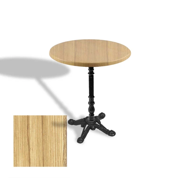 Çipa 1004 Döküm Ayak Yuvarlak Masa Çap 60cm - (Werzalit, Wermodin ve Allzalit Tabla) - Coco Bolo ürün görseli 1