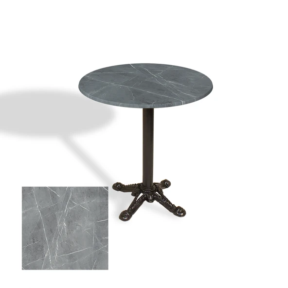 Çipa Döküm Ayak Yuvarlak Masa Çap 60cm - (Werzalit, Wermodin ve Allzalit Tabla) - Light Temperado ürün görseli 1